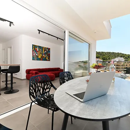 Blue Sea & Red Sunset Trogir